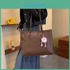 Chic Retro Pu Tote Bag For Fall 2023 Fashionable And Simple Shoulder Bag For Everyday Use