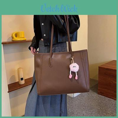 Sac Cabas Rétro Chic en PU pour l'Automne 2023 Sac Bandoulière Tendance et Simple pour un Usage Quotidien
