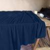 Matt Velvet Navy Blue Tablecloth For Table 140X240Cm