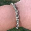 Xiaomi Vnox Basic Men's Cuban Twist Rope Chain Bracelets 1/2/3Pcs in One Set, Gold Color Stainless Steel Figaro Wheat Links