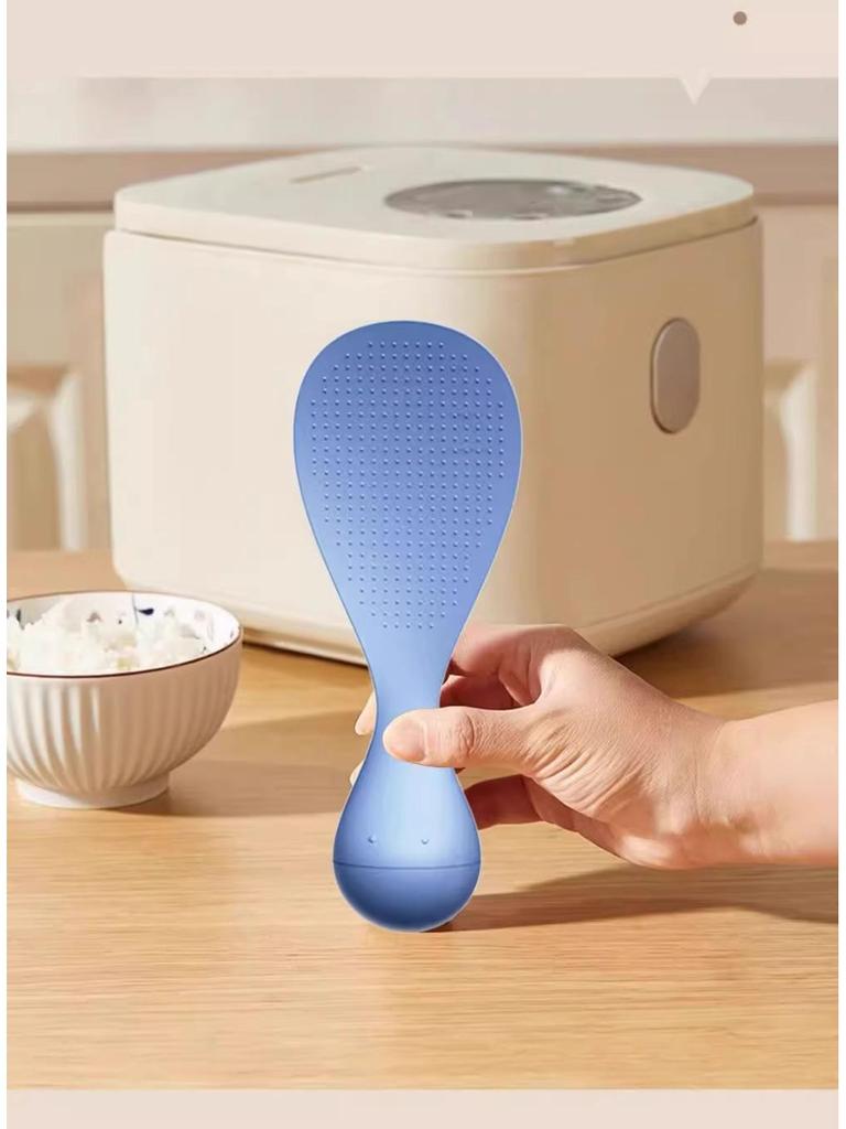 Stehender Antihaft-Silikon-Reislöffel – Leicht zu reinigendes & Topf-freundliches Küchenutensil