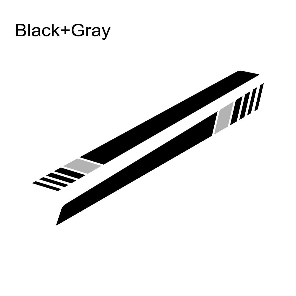 2PCS Car Side Door Vinyl Decals Racing Stripes Decals Sticker Decoration Auto Accessories For Mercedes Benz Smart Fortwo 453 451 LK8