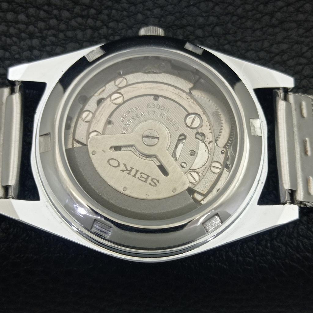 JAPAN VINTAGE REFURBISHED SEIKO 5 AUTOMATIC MENS ROMAN FIGURE WATCH a442051-a