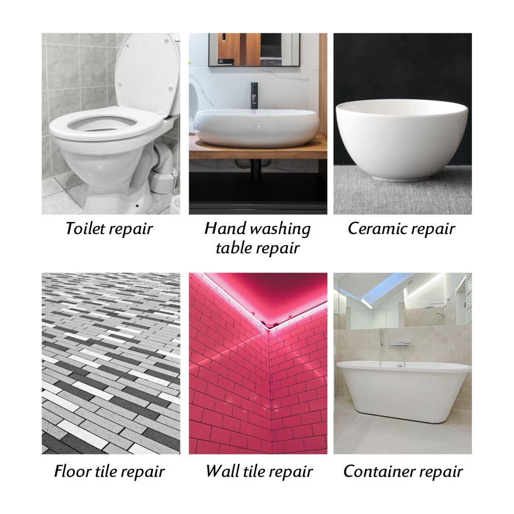 Buy Tile Repair Paste Repair AB Glue Set Ceramic Crack Repairing Agent Adhesive Set at