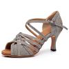 Latin Dance Shoes for Women Adult Sexy High Heels Ballroom Dance Shoes Tango Salsa Heeled 8cm