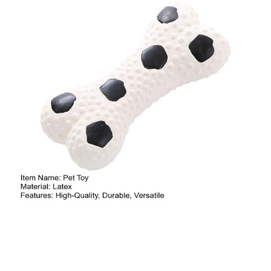 Διαδραστικό Squeaky Dog Toy Bone Shape Latex Παιχνίδι κατοικίδιων ζώων Καθαρισμός δοντιών Τρίψιμο σκύλου Molar Chew Toy για γάτες Σκύλοι Μειώνουν το άγχος Ανία