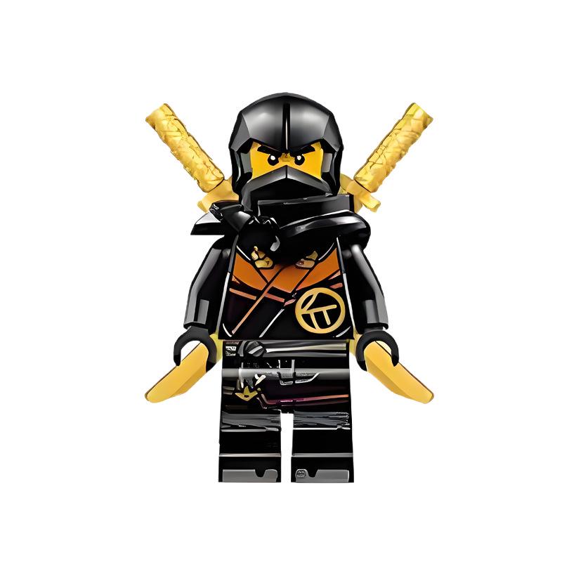 Ninja Series Building Block Minifigures - 32-Piece Educational Toy Set