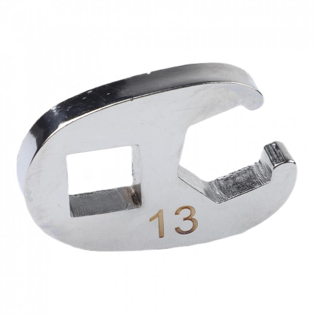 Broad Compatibility Crowfoot Wrench Set Open End Spanner Clear Size Markings