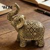 Feng Shui Ornaments Elephant Figurine, Luck Charm Sculpture, Versatile Indoor Outdoor Decor for Entryway Interior Ornament Car Tabletop Living