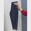 High Waist Harem Jeans for Pear-Shaped Women - Spring/Autumn Slim Fit In Plus Sizes