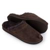 Men' Leather Ire Shoes Slippers, Warm Sheepskin Wool 41