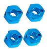 AEF2-4Pcs For MJX 1/14 1/16 14210 14303 16207 16208 Remote Control Car Accessories 12Mm Hex Connector