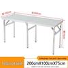 Yuanzu Outdoor Portable Stainless Steel Folding Table
