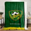 Kedah Darul Aman Football Emblem Printed Flannel Blanket for Bedroom, Living Room, Sofa, and Nap