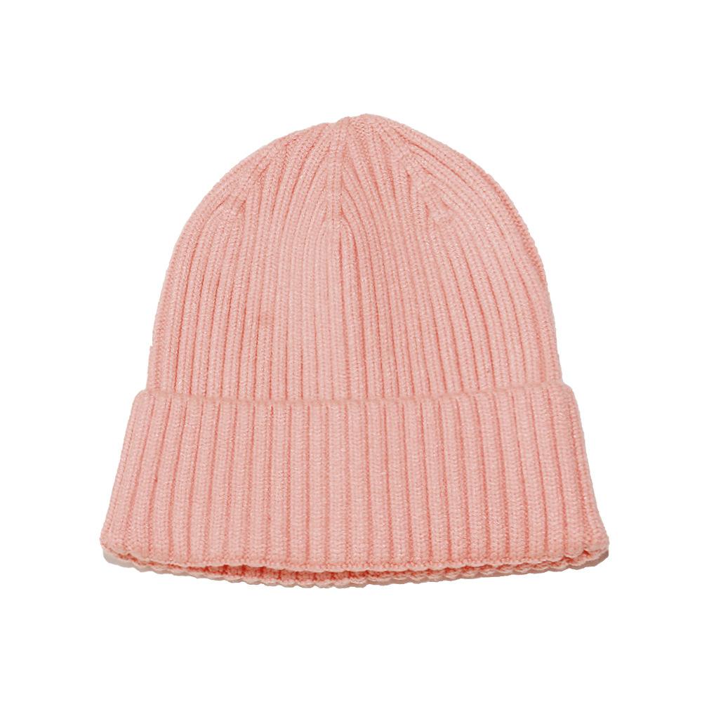 Autumn and Winter Knitted Hat Women's Korean Version of Versatile Solid Color Pointed Wool Hat Women's Outdoor Thickened Warm Cold Hat