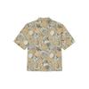 Vans Spring Break Fruits Print Casual Short Sleeve Shirt Unisex Shirts Khaki VN0008XNBTM