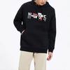 Li-Ning Letter Print Sports Pullover Hoodie Men Hoodies Black AWDS111-1