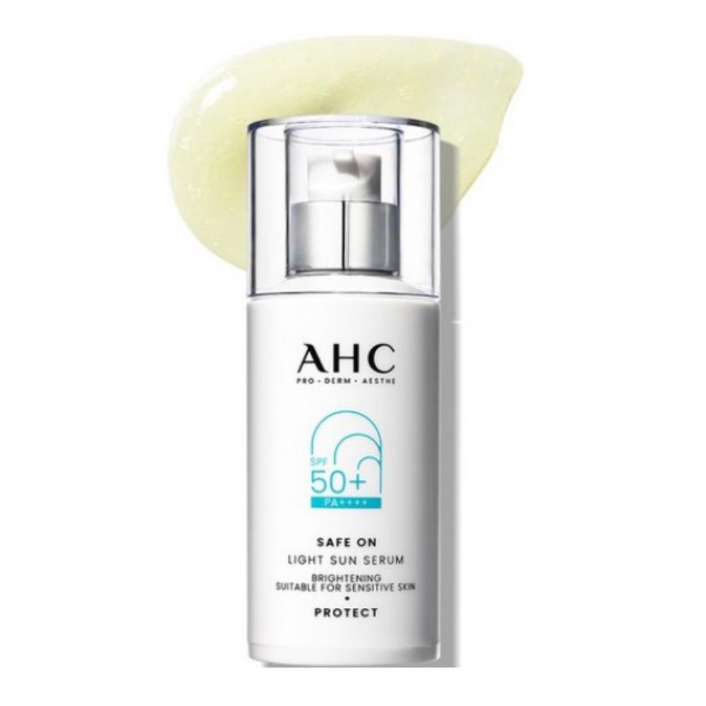 AHC Safe On Light Sun Serum SPF50+ PA++++ Lightweight Hydrating Sunscreen 40ml