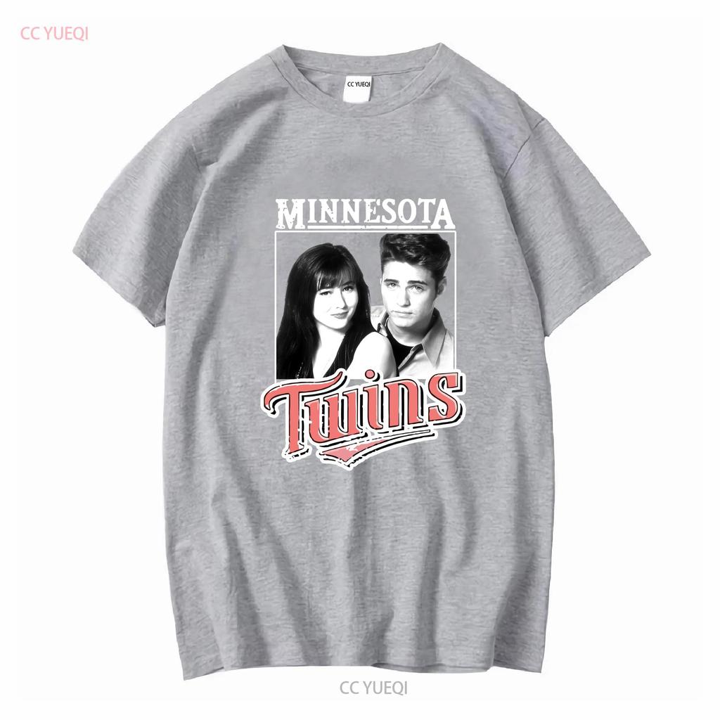 Twins Brenda Brandon Walsh T Shirt long or short sleeves vintage Washed homme graphic Unisex Casual fashion Stylish streetwear