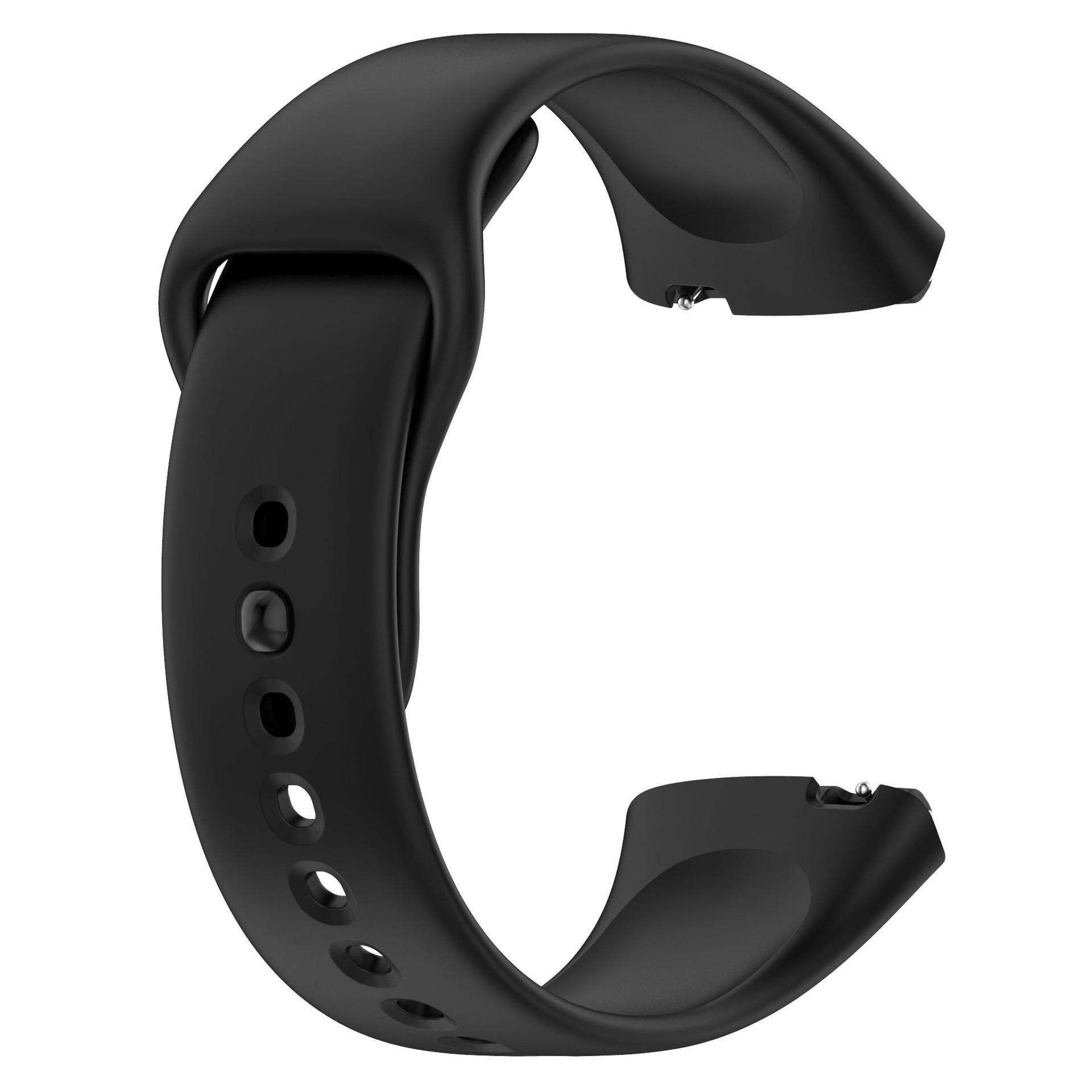 

Силиконовый ремешок для Redmi Watch 3 Active, сменный браслет для Xiaomi Mi Band Watch3 active, дышащий ремешок на запястье, ремешок for Watch 3 Active чёрный