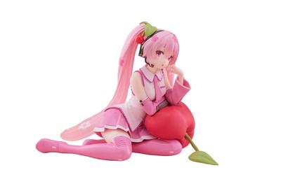 Taito Sakura Miku Cute Tabletop Figure Cushion (Cherry Ver.)