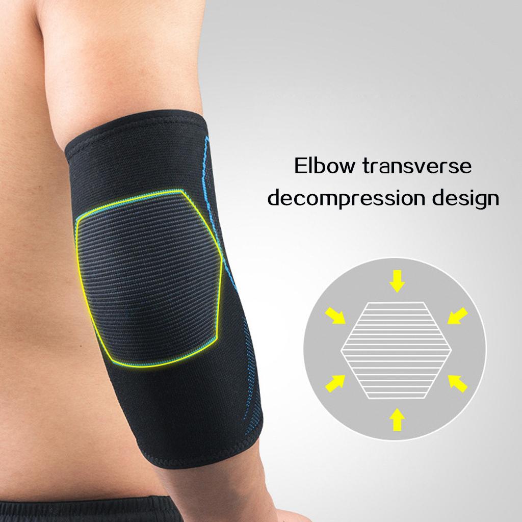 1 PC Compression Elbow Support Pads Elastic Brace for Men and Women Basketball Volleyball Fitness Protector Arm Sleeves