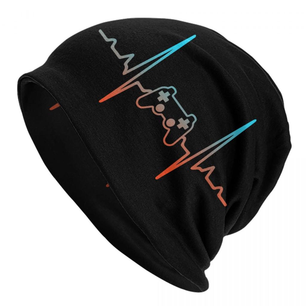 Custom Game Controller Skullies Beanies Caps Hip Hop Winter Warm Unisex Women Knit Hats Adult Unisex Gamer Gift Bonnet Hats