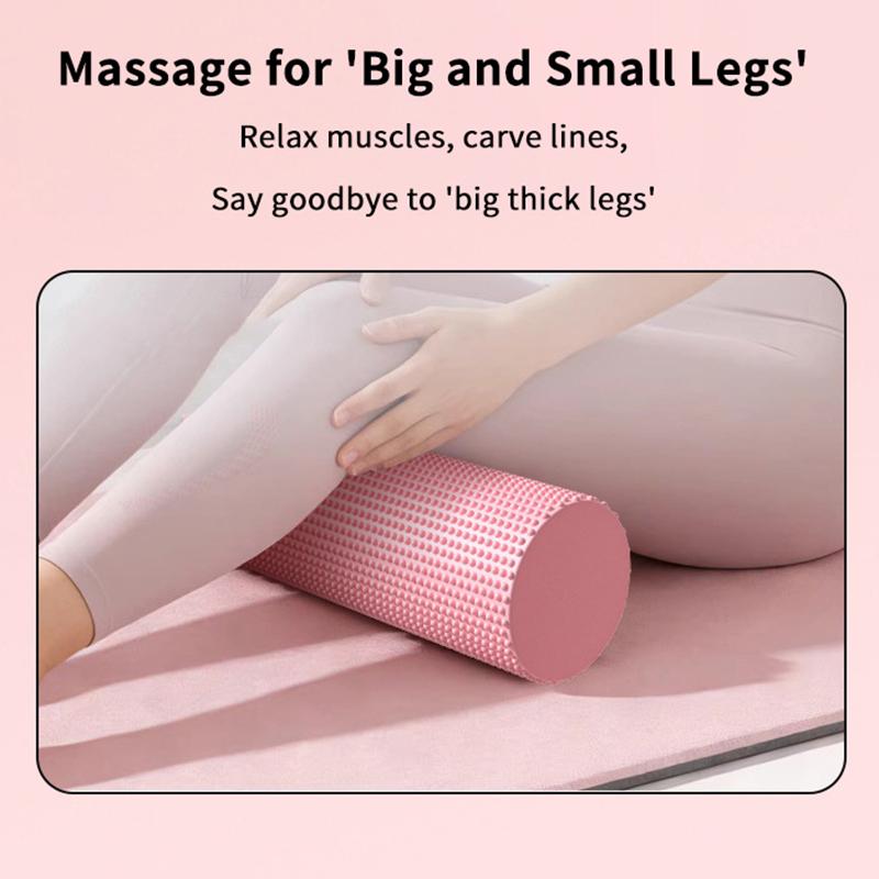 High Density EVA Foam Roller with Textured Bumps Deep Tissue Massage for Home Gym Yoga Post Workout Muscle Soreness Relief
