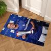 Mbappe Customize Your Name Floor Rug Office Rug Suitable for Foyer Balcony Outdoor Playrooms Antislip Carpet Anime Office Decor