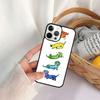 Sausage Dog Dachshund Art Phone Case For iPhone 17 Air 16 15 14 11 12 13 Pro  MAX Plus Coque Cover Shell