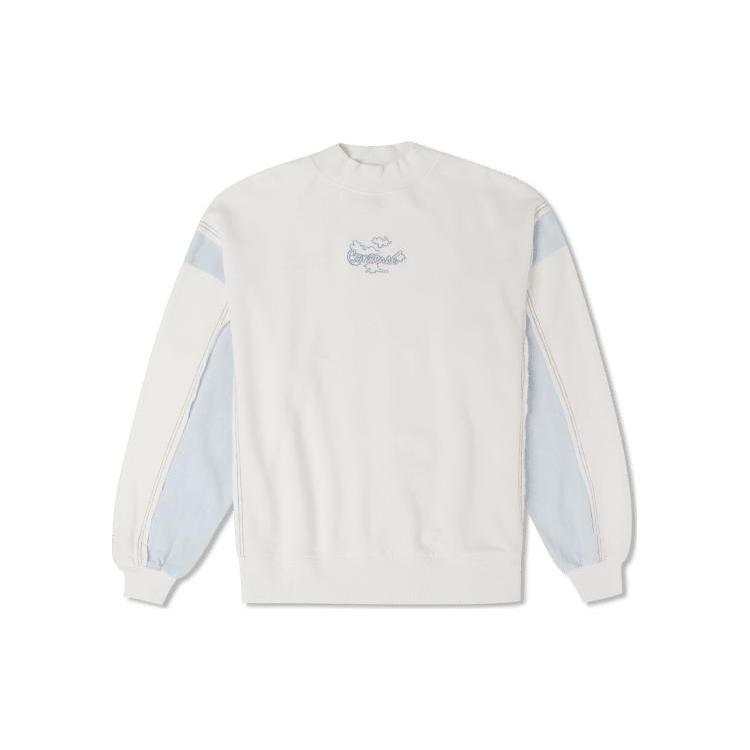 New Converse Sweatshirt Women's Light Gray 10025520-A01