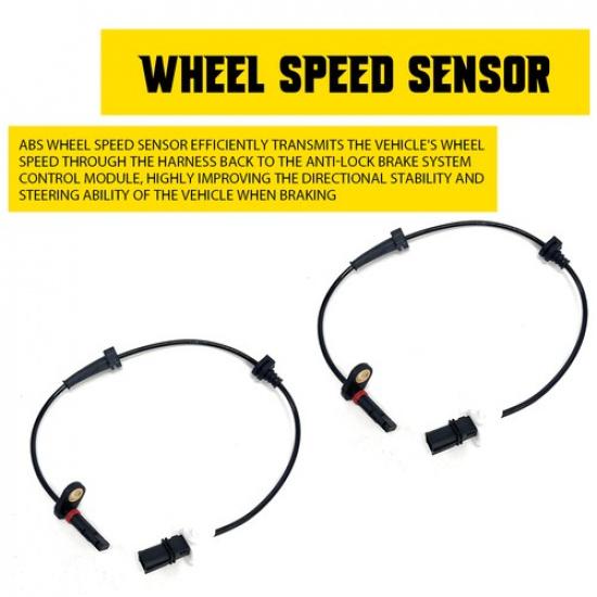 2pcs Wheel ABS Speed Sensor Rear Right Left For Honda 2008-12 Accord 2.4L 3.5L