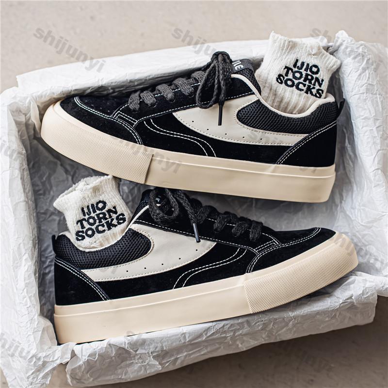Fashion 2025 Autumn Men's Retro Fashion Versatile Low Top Casual Sports Shoes Mesh Breathable Comfortable Niche Design Platform sneakers