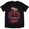 Judas Priest Epitaph Red Horns Black T Shirt New