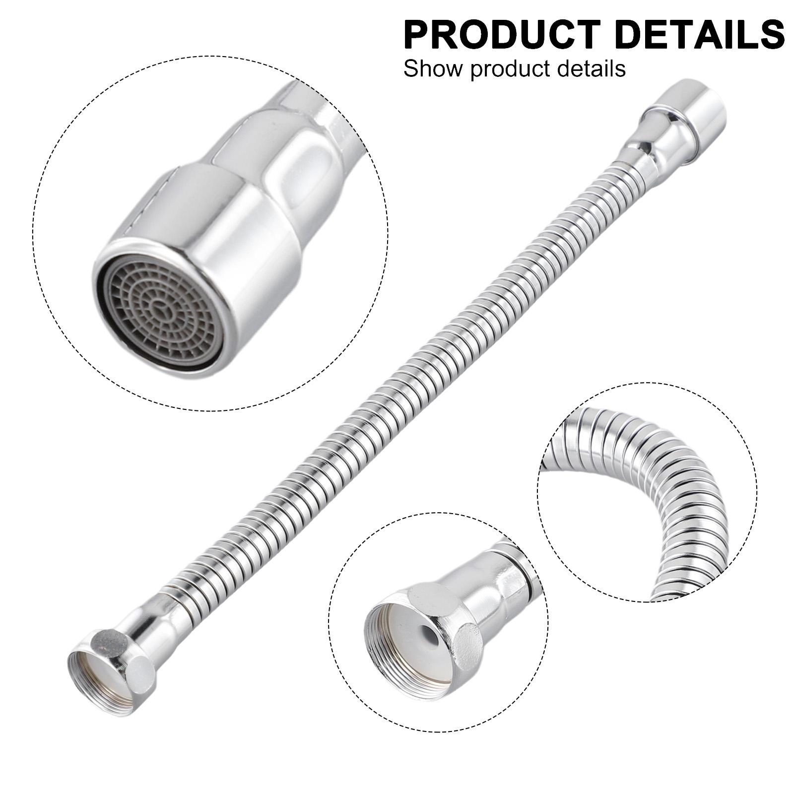 

ABS Extender Kitchen Faucet Kitchen Faucet Silver Stainless Steel 30cm