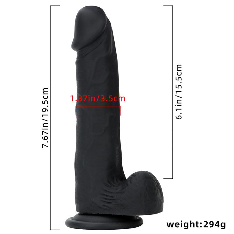 Woman's Liquid Silicone Soft Simulation Big Dildo Dildo Masturbation Device Backyard Anal Plug