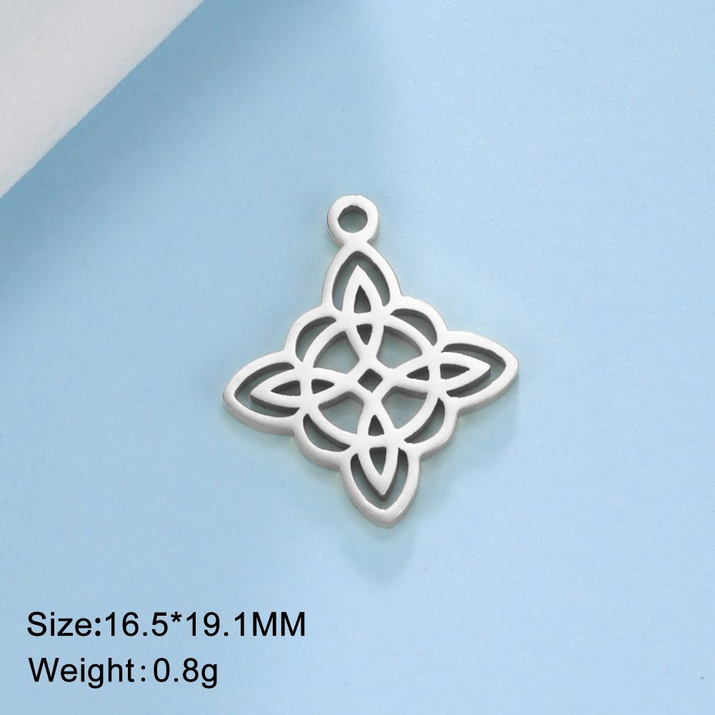 

Witch Knot Pendant for Necklace Stainless Steel Celtic Knots Charms for Jewelry Making DIY Accessories Witchcraft Amulet Gifts