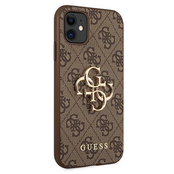 Guess Guhcn614Gmgbr Iphone 11 6.1 / Xr Brun/Brun Hardcase 4G Big Metal Logo