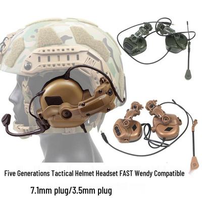 C5 Tactical Noise Reduction Headset with Helmet Rail Mount & PTT Integration.