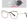 0 -0.5 -0.75 To -6.0 Metal Steampunk Hexagon Prescription Glasses Myopia Blue Light Blocking Student Dioptric Glasses Women