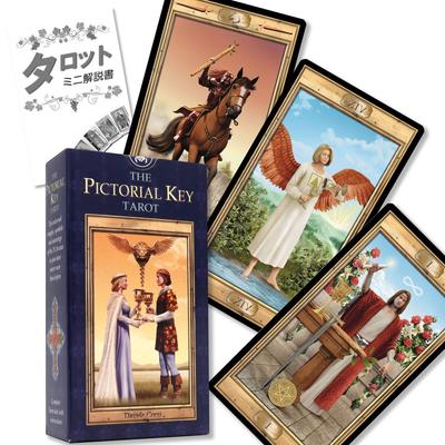 The Pictorial Key Tarot Tarot Fortune Telling Method with Japanese Instruction Manual Authentic Tarot Cards 78 Sheets