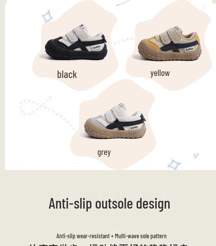 2025 Kids' Autumn/Winter Sports Shoes - Warm Unisex Baby Walker Sneakers