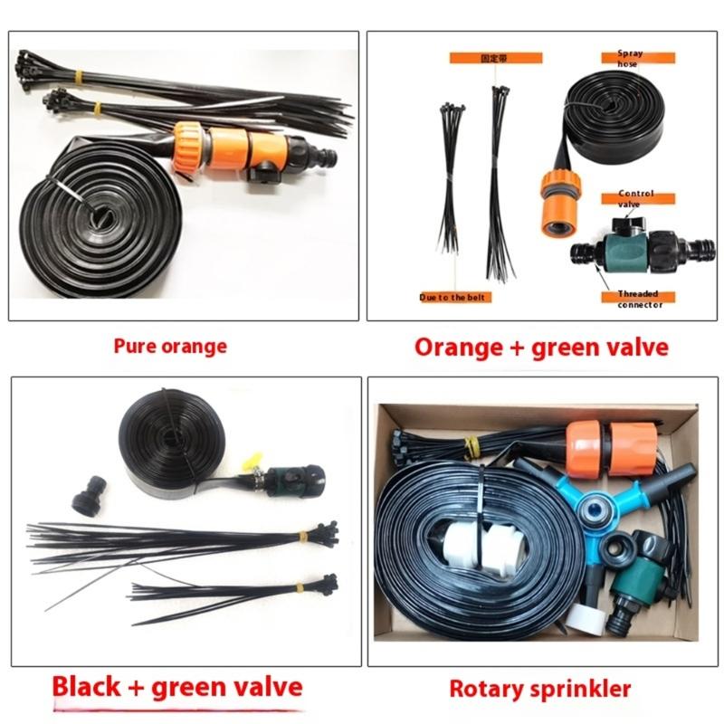 Efficient Outdoor Sprinkler System Outdoor Garden Lawn Sprinkler Nozzle Device with 12m Hose For Backyard Waterpark