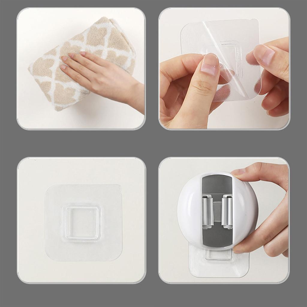 Wandhalterung Mopphalter Vielseitiger, hochbelastbarer, stark haftender Besen-Organizer-Clip für das Badezimmer