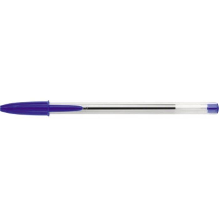 Stylo Bille - BIC - CRISTAL - Pointe Moyenne - Pack 90+10 - Couleur Bleu