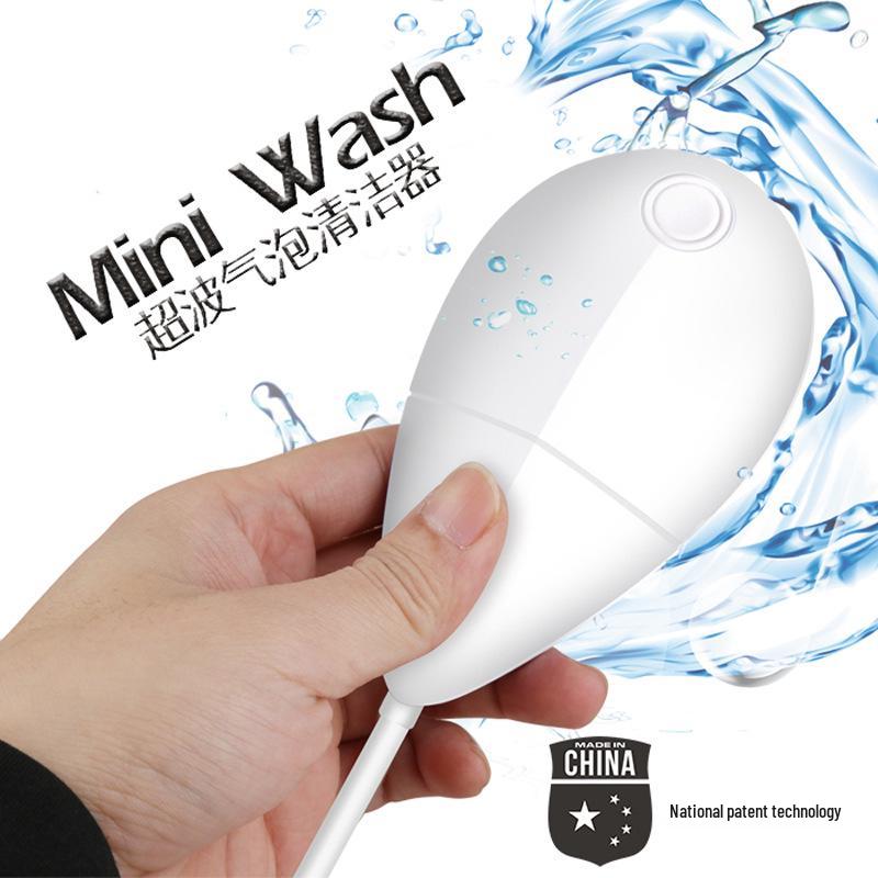 Portable USB Ultrasonic Bubble Cleaner for Fruits, Vegetables, and Underwear