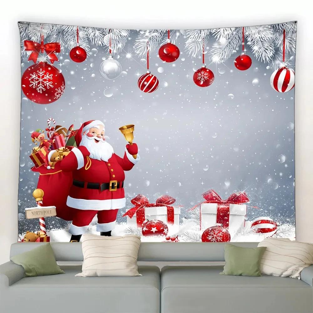 

Рождественский снеговик Рождественская елка Гобелен Спальня Гостиная Дом Рождественские украшения Гобелен 100x75cm