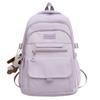 Schoolbag Mori student bag female Korean version casual versatile junior high school student high school student backpack simple solid color large