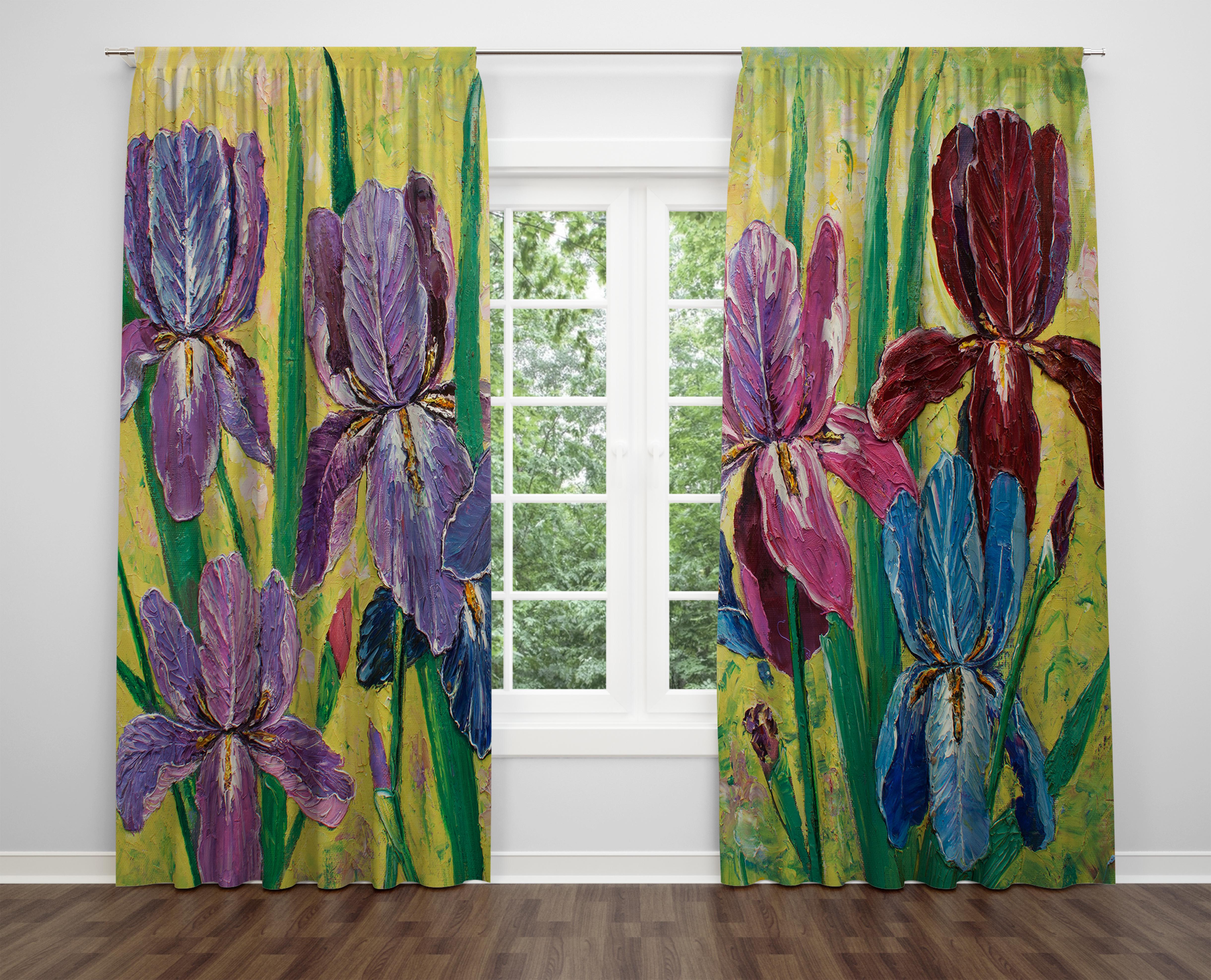 

Декоративний дизайн, високоякісна бавовняна тканина, ви можете вибрати одну або подвійну фіранку з крила 1 piece різнокольоровий