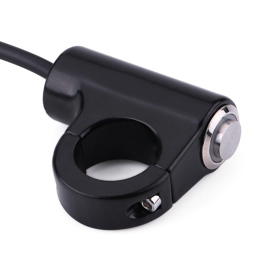 22mm Motorcycle Handlebar Control Motorcycle Handlebar Switch Fog Light Switch Waterproof Aluminum Alloy Clamp Type (B)